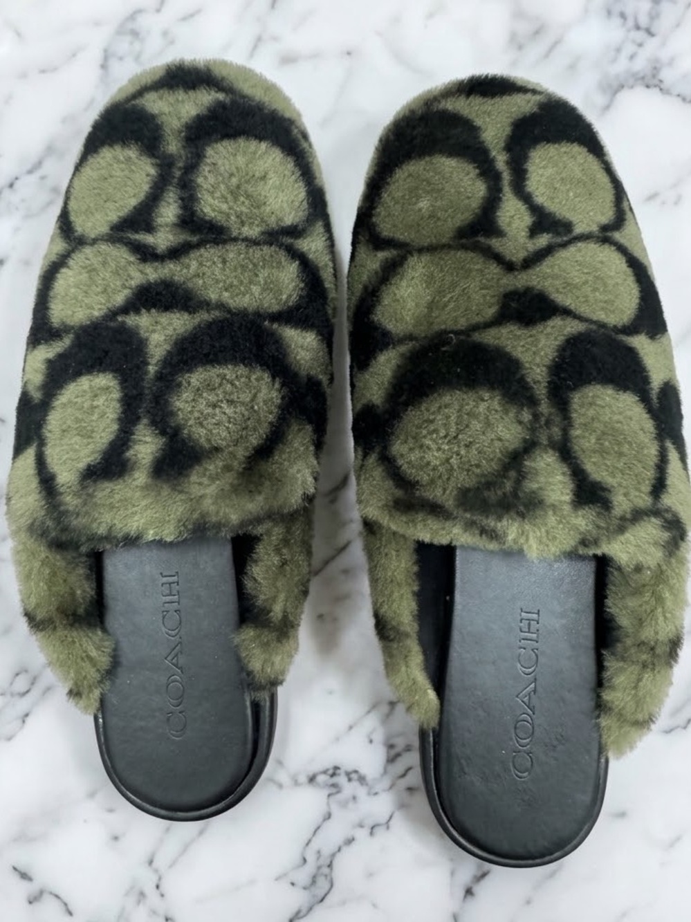 COACH Slipper In Signature Shearling